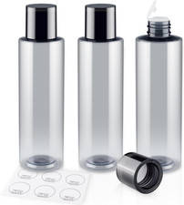 200ML/6.8OZ Travel Size Toiletries 3 Pack Travel Size Containers Leak Proof New