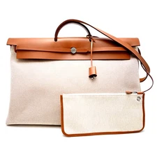 HERMES Herbag Zip Cabin 50W Engraved 2024 Handbag Toward Military 671470