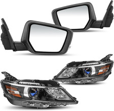 Fits for 2014-2020 Chevy Impala [Halogen Style] Headlight & 8-Pin Passenger and 