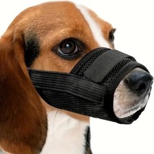Dog Muzzle for Medium to Large Dogs Soft Nylon Breathable  Adjustable Straps