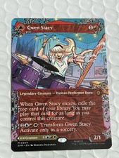 Gwen Stacy [Borderless Foil] #209 Prices | Magic Marvel Spider-Man