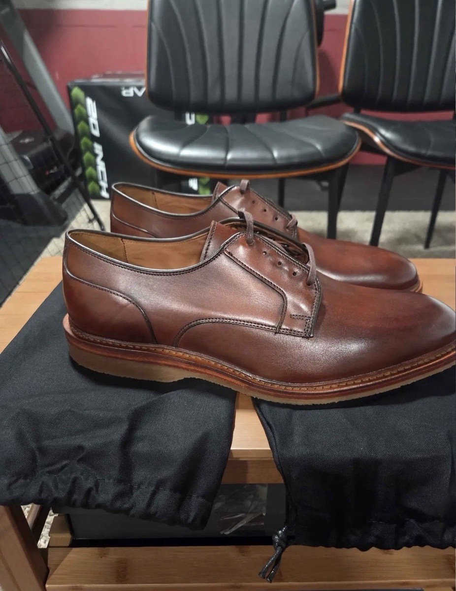 Allen Edmonds Walker Verse Brown Leather Derby Men