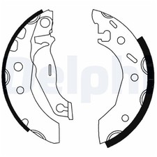 Bremsbackensatz hinten für Mazda 121 3 JASM | 24362713