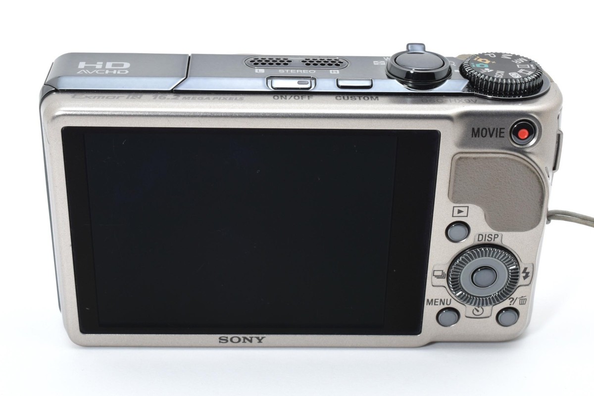 Sony Cyber-shot DSC-HX9V 16.2MP Digital Camera - Black for sale