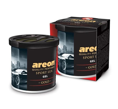 3 Pack Genuine Areon Car Fragrance Tin Fragrance Tree + LID LUX GOLD / Gel CAN
