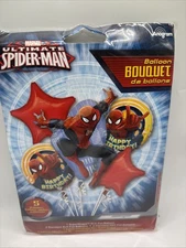 Anagram Spiderman Birthday Party Foil 5 Balloons 1 supershape XL 2 standard 2HX