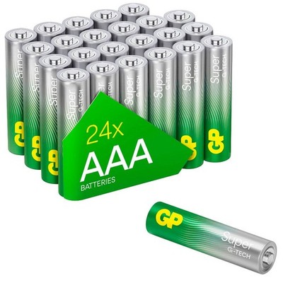 GP Batterien SUPER Alkali-Mangan Micro AAA 1,5 V, 24 St.
