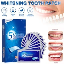 5D White Whitestrips Teeth Dental kit Whitening Strips Professional Tooth Treat