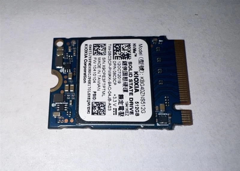 Toshiba M.2 Interface 500 GB Storage Capacity Solid State Drives