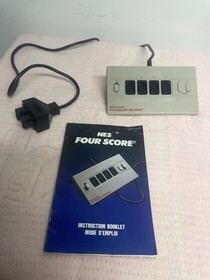 Four Score WORKING Nintendo Controller NES 4 Player Fun TESTED! NES-034A