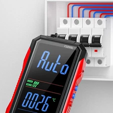 Digital Multimeter With USB C Rechargeable Battery True For RMS Voltage Current