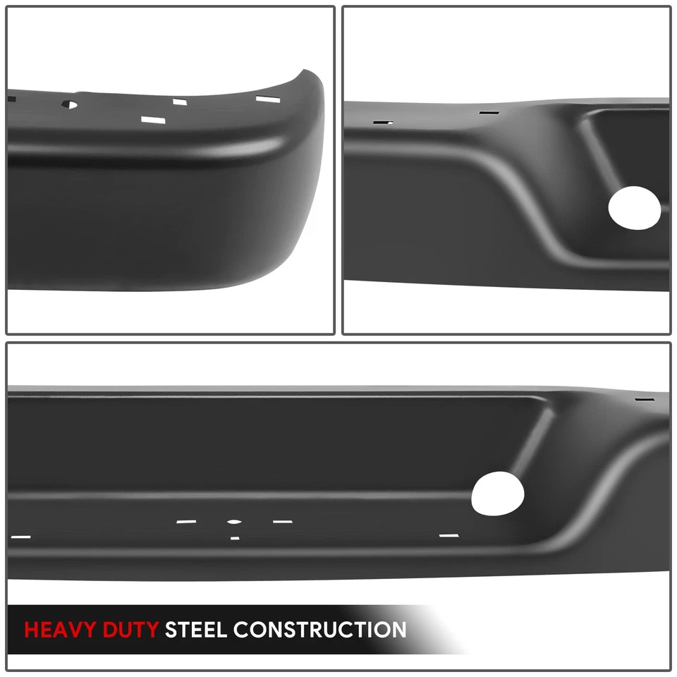 Черная крышка заднего бампера для Chevy Express/GMC Savana 1500 2500 3500 1996-2023 годов выпуска - Изображение 3 из 4