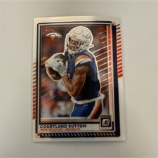 2021 Panini Donruss Optic Courtland Sutton #200 Denver Broncos Base Set NFL