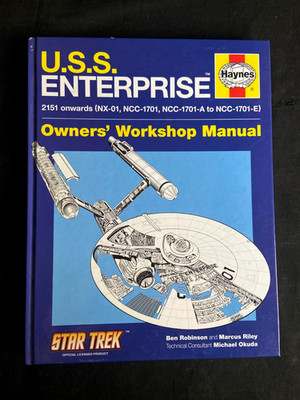 USS Enterprise Haynes Owners Workshop Manual Star Trek Hardcover 160 Pages