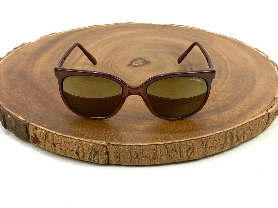 Gafas de sol Bolle acrílicas como están marco marrón borgoña vintage hechas en Francia Foto 2 de 4