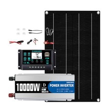 10000W Inverter SolarPanel Kit Solar Power Generator 100A Home 110V Grid System