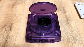 Sega Dreamcast Console Bundle - NTSC-J - Clear Purple Shell - Tested - US Seller