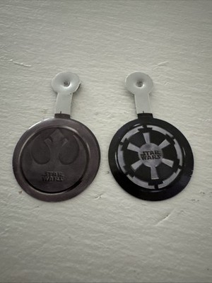 Star Wars CCG - Imperial and Rebel Faction Clips / Side Tabs- Decipher Pin prize