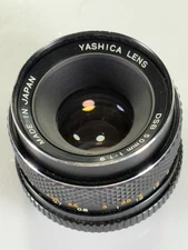 Yashica 50mm F/1.9 Manual Focus DSB C/Y Mount Lens, Without Caps