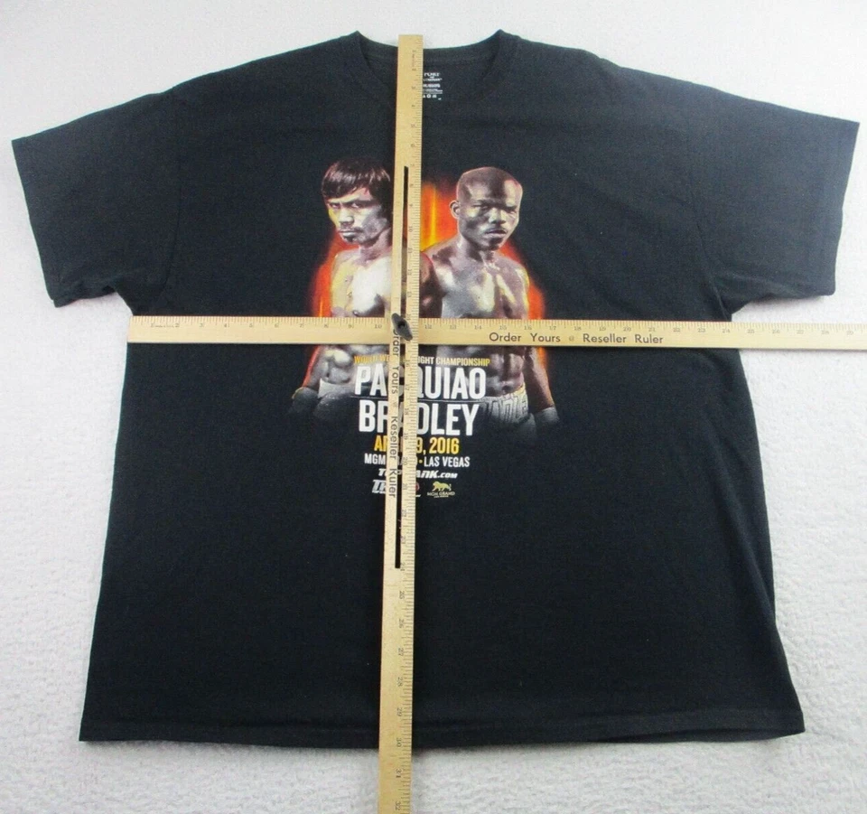 Manny Pacquiao vs Timothy Bradley 2016 Boxing T Shirt Mens Size 2XL Las Vegas - Image 4 of 4