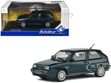 1989 VOLKSWAGEN GOLF RALLYE G60 GREEN 1/43 DIECAST MODEL CAR BY SOLIDO S4311304