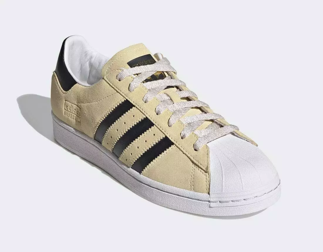 Adidas superstar khaki suede hotsell