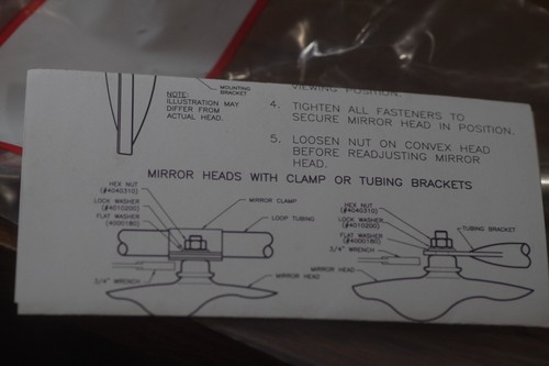 VELVAC 0017163 Mirror Head And Bracket, NEW IN BOX! - Picture 6 of 6