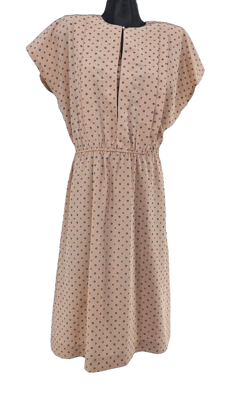 Vestidos Vintage De Poliéster Militar/Granjera para Mujeres