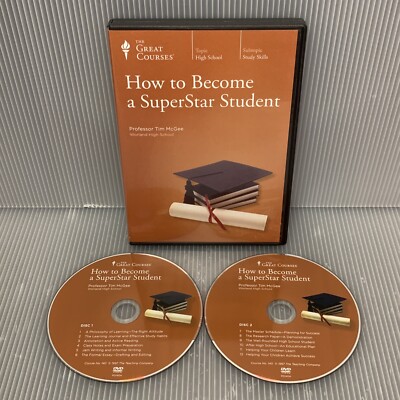 The Great Courses: How to Become a SuperStar Student (DVD, 2-Disc Set)