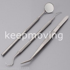 1 Set Set Strumenti Sanitari Dentista Pulizia Denti Igiene Picks Specchio