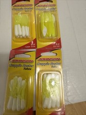 Johnson Crappie Buster Tubers Lot Of 4 Packs (1 3/4in-2in) Mix Lot-Free Ship (F3