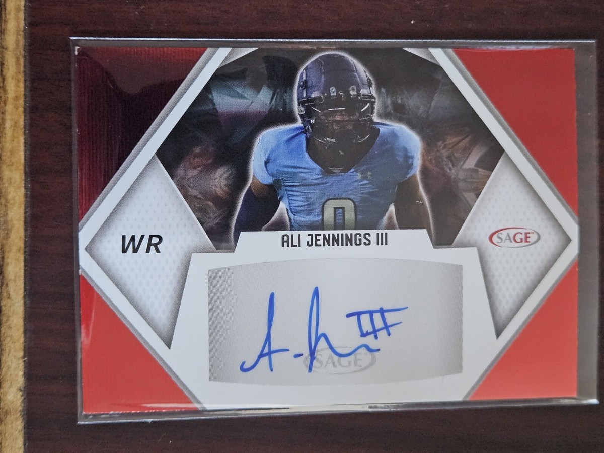 ジェミニアス　サイン 2023 SAGE Low Series - Autographs Red #A-AJIII Ali Jennings III