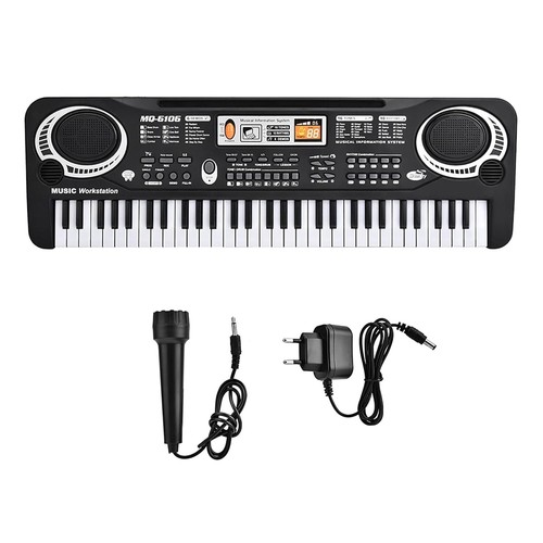61 Tasten Elektronische Keyboards Klavier Tastatur Digital Piano Lernspielzeug - Bild 12 von 12