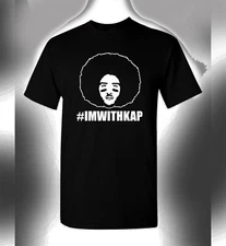 Colin Kaepernick T-Shirt Protest Tee KAP United We Stand Black Power BLM Kneel
