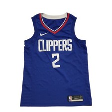 Nike Dri-Fit Blue Clippers No 2 Leonard NBA Sports Vest UK Men's M DD793