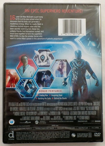 MAX STEEL DVD - NEW An Epic Superhero Adventure - Picture 2 of 2