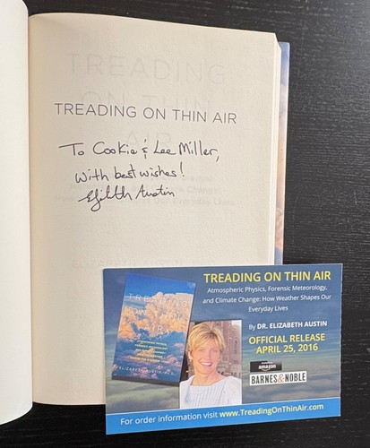 TREADING ON THIN AIR - ELIZABETH AUSTIN, PH. D. - 1ST ED. - INSCRIBED - 2016. - Picture 3 of 13
