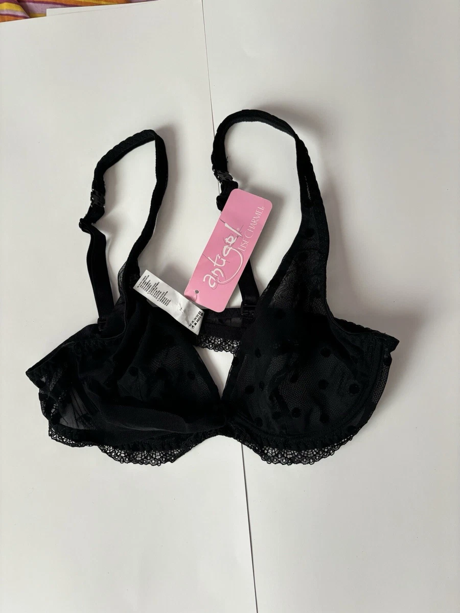 Soutien-gorge Lise Charmel Drapé Délice Sans Armature 85B Noir Glam - Neuf ECC6501