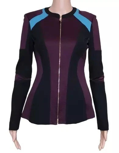 Giacca Versace elasticizzata manica lunga con zip 40 4