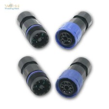 Steckverbinder-Paar 3-/5-polig, wasserdicht IP68, max 4,0mm², Stecker & Kupplung