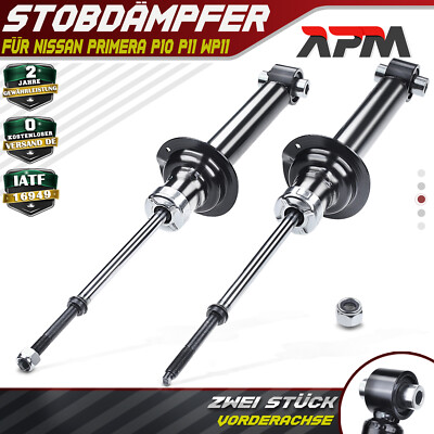 2x Stoßdämpfer Gasdruck Vorderachse für Nissan Primera P10 P11 WP11 Traveller