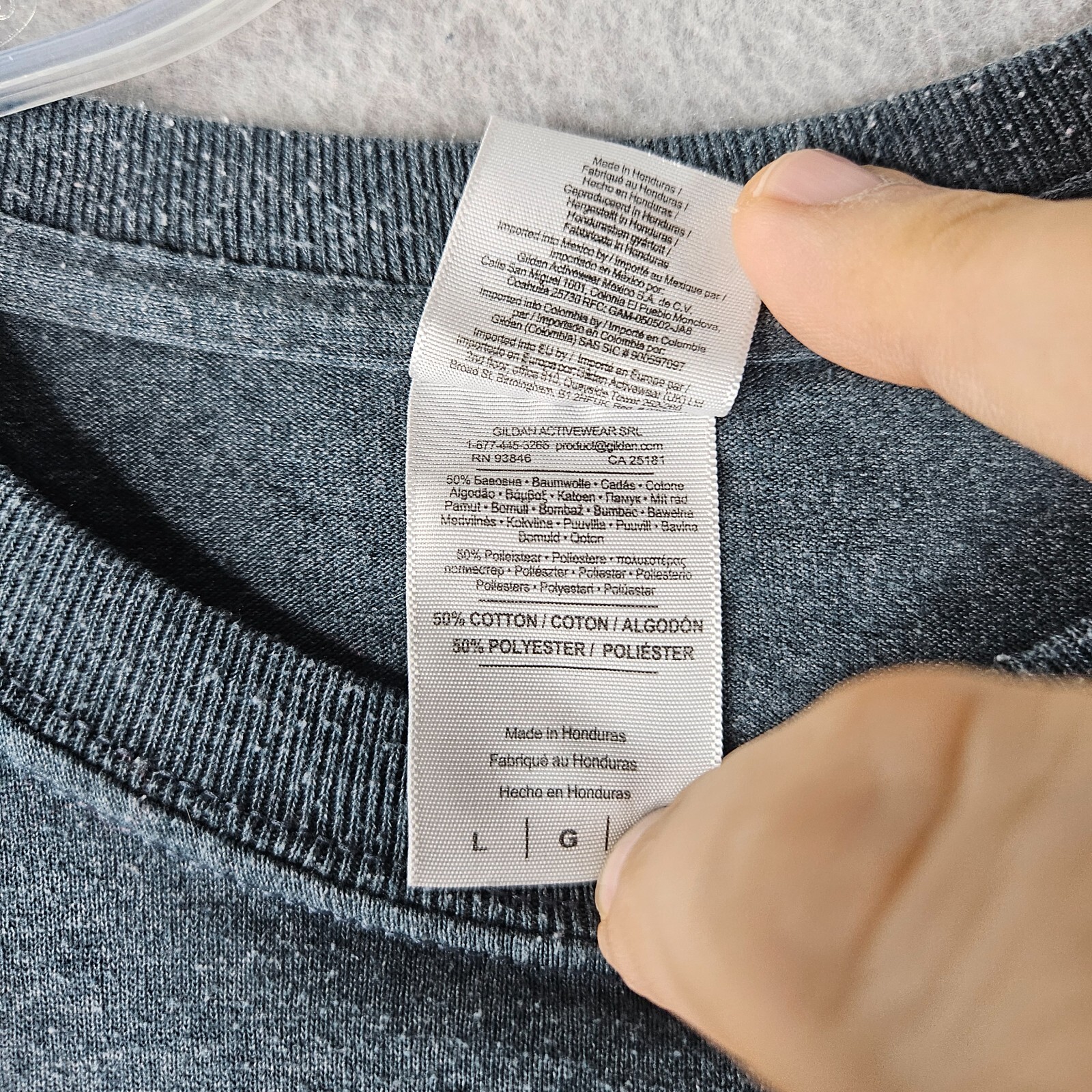 FILA Blades of the World Camicia Uomo Grande Grigia Canottaggio Crew Grafica Manica Lunga Gilda