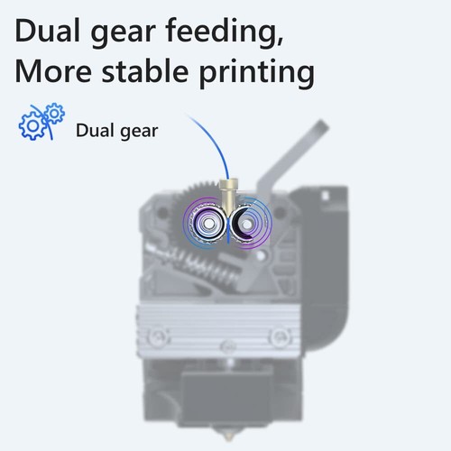 Official Sprite Extruder Pro Dual Gear Feeding All Metal Design 3.5 1 Gear Ra... - Afbeelding 4 van 9