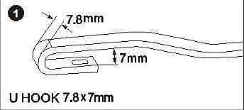 Aero Wiper Blade Passenger Side 15inch (380mm) V4 - Picture 5 of 6