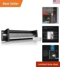 Universal Fireplace Blower Fan Kit - 14" with Wireless 10-Speed Controller