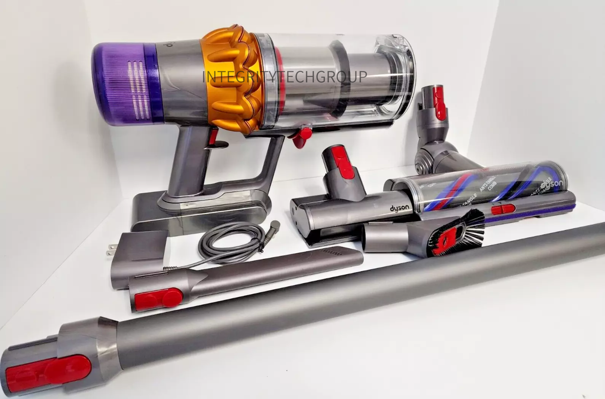 【ジャンク品】Dyson V15 Detect Complete Dyson V15 Detect Cordless Stick Vacuum Cleaner Gray SERVICED