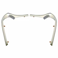 1968~1972 Nova Front Fender Grille Corner Eyebrow Moldings 2 PCS Right & Left