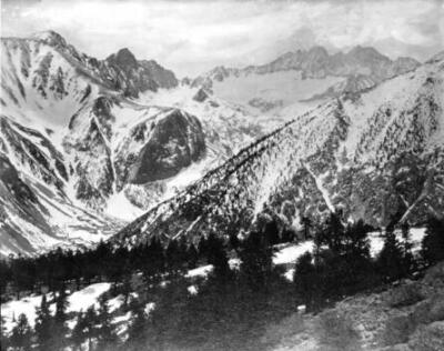 North Palisade Glacier in Inyo County 1930 California Old Photo