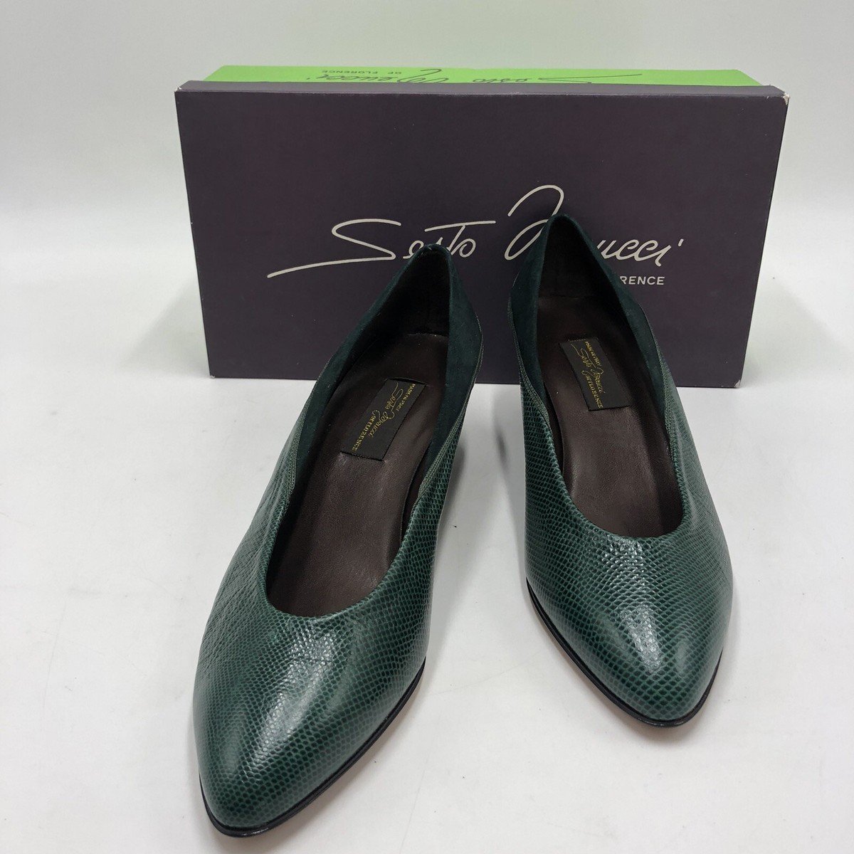 Sesto Meucci Low Heel Green Shoes Women s Size US 8.5M | eBay Sesto Meucci Low Heel Green Shoes Women s Size US 8.5M | eBay