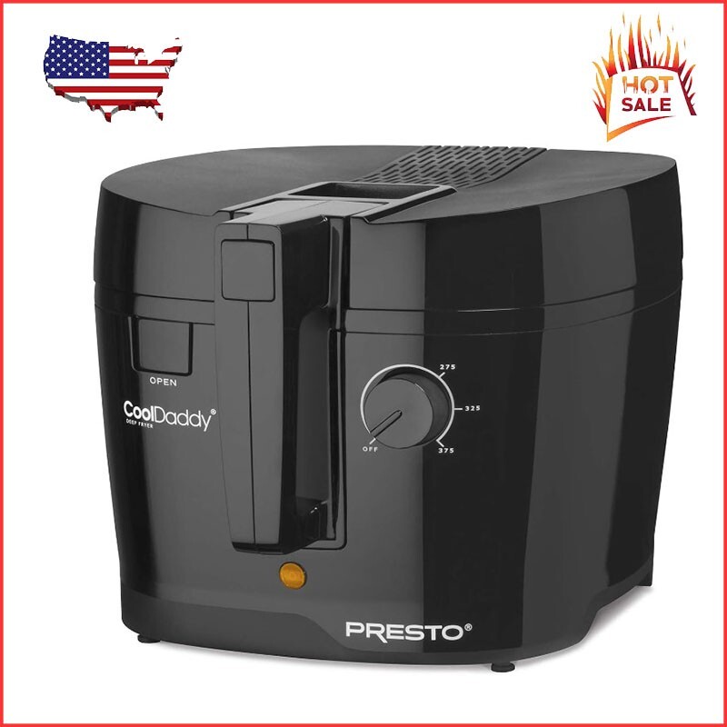 Presto 05442 CoolDaddy Cooltouch Deep Fryer Black eBay